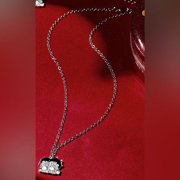Betty Boop Rhinestone Pendant Necklace - Picture 2 of 7